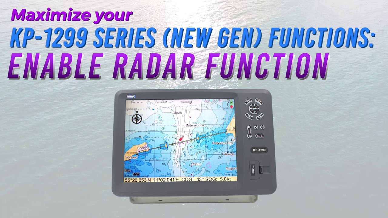 ONWA KP 1299 (New Gen): Enable Radar Function