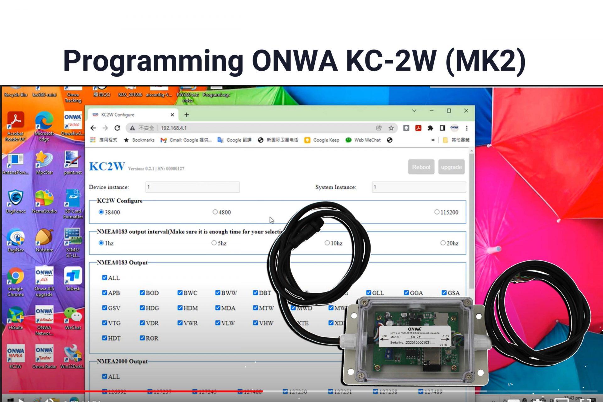 Programming the New ONWA KC-2W (MK2)